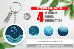 Keychain Underwater Bubbles Product Image 1