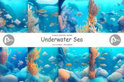 Underwater Sea | Digital Paper Product Image 2