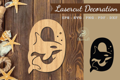 Underwater Zero Lasercut Decoration SVG Product Image 1