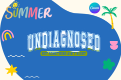 Undiagnosed But Something Ain't Right Canva Frame Varsity Product Image 1