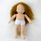 Undies for dolls in 5 sizes, including printable PDF sewing patterns and step-by-step tutorial for creating handmade doll clothes, perfect for DIY sewing projects and gifts.
