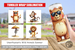 Unenthusiastic Wild Animals Tumbler Product Image 1