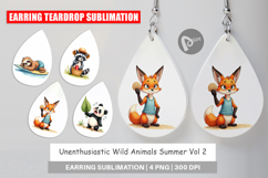 Unenthusiastic Wild Animals Earring Product Image 1