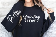 Unfailing Love Sleeve SVG, Christian SVG Design Product Image 2