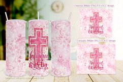 Unfiltered Christian Beautiful 20oz Cross Tumbler Design Product Image 2