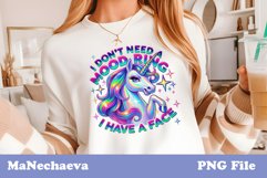 Unicorn Mood Ring T-Shirt Design | Funny Sublimation PNG Product Image 1
