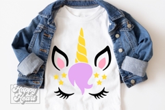Magical Unicorn SVG - Birthday Girl Unicorn Decal Shirt PNG Product Image 2