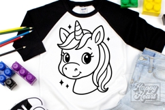 Magical Unicorn SVG - Birthday Girl Unicorn Decor Shirt PNG Product Image 2