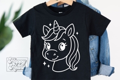 Magical Unicorn SVG - Birthday Girl Unicorn Decor Shirt PNG Product Image 3