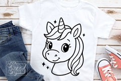 Magical Unicorn SVG - Birthday Girl Unicorn Decor Shirt PNG Product Image 5