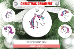 Ornament Unicorn Balloon Product Image 1