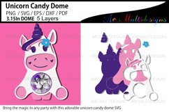 Unicorn candy dome holder Product Image 1