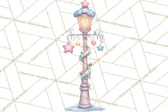 Christmas Unicorn Clipart, Cute Watercolor Unicorns PNG Product Image 2