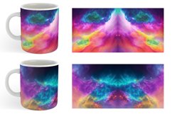 Galaxy Unicorn Color Background | Mug sublimation design Product Image 3