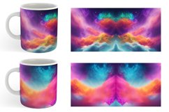 Galaxy Unicorn Color Background | Mug sublimation design Product Image 5