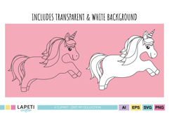 kids unicorn coloring