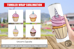 Tumbler Unicorn Cupcake Product Image 1