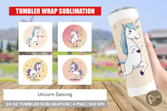 Tumbler Dancing Unicorn Product Image 1