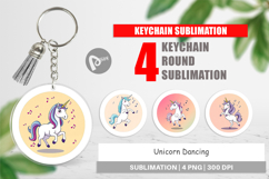 Keychain Dancing Unicorn Product Image 1
