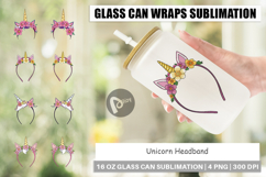 Glass Can Unicorn Headband Product Image 1