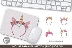 Mouse Pad Unicorn Headband Product Image 1