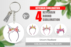 Keychain Unicorn Headband Product Image 1