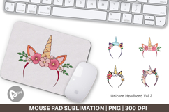 Mouse Pad Unicorn Headband Product Image 1