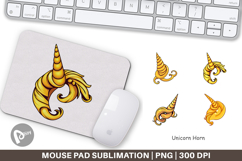 Mouse Pad Unicorn Horn Product Image 1