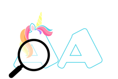 Unicorn Horn Color Font Product Image 6