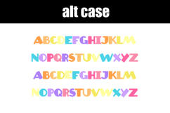 Unicorn Horn Color Font Product Image 7