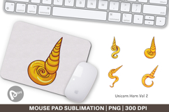 Mouse Pad Unicorn Horn Product Image 1