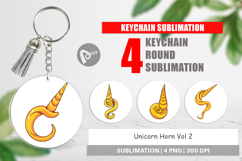 Keychain Unicorn Horn Product Image 1