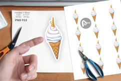 Magical Ice Cream Sticker Product Image 1