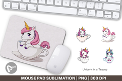 Mouse Pad Teacup Unicorn Product Image 1