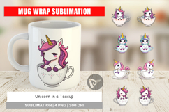 Mug Wrap Teacup Unicorn Product Image 1