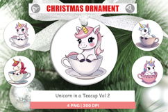 Ornament Teacup Unicorn Product Image 1