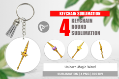 Keychain Unicorn Wand Product Image 1