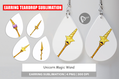 Earring Unicorn Wand Product Image 1