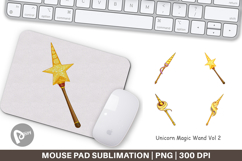 Mouse Pad Unicorn Wand Product Image 1