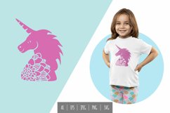 Unicorn with Mandala Flower on Its Chest Product Image 1