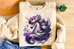 Mardi Gras Unicorn PNG, Mardi Gras Sublimation, Mardi Gras Product Image 3