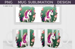 Unicorn Mug Wrap Bundle | Unicorn Mug Sublimation Product Image 6
