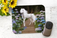 Unicorn on Fairy Path - Mouse Pad Sublimation - PNG Design Product Image 1