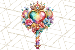 Unicorn Princess Ball Clipart PNG, Baby Unicorns Gowns Tux Product Image 2