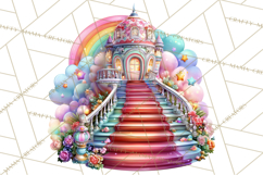 Unicorn Princess Ball Clipart PNG, Baby Unicorns Gowns Tux Product Image 5