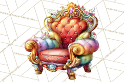 Unicorn Princess Ball Clipart PNG, Baby Unicorns Gowns Tux Product Image 3