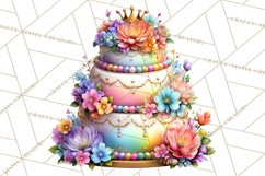 Unicorn Princess Ball Clipart PNG, Baby Unicorns Gowns Tux Product Image 5
