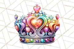 Unicorn Princess Ball Clipart PNG, Baby Unicorns Gowns Tux Product Image 5