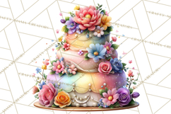 Unicorn Princess Ball Clipart PNG, Baby Unicorns Gowns Tux Product Image 3