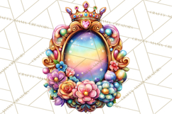 Unicorn Princess Ball Clipart PNG, Baby Unicorns Gowns Tux Product Image 4